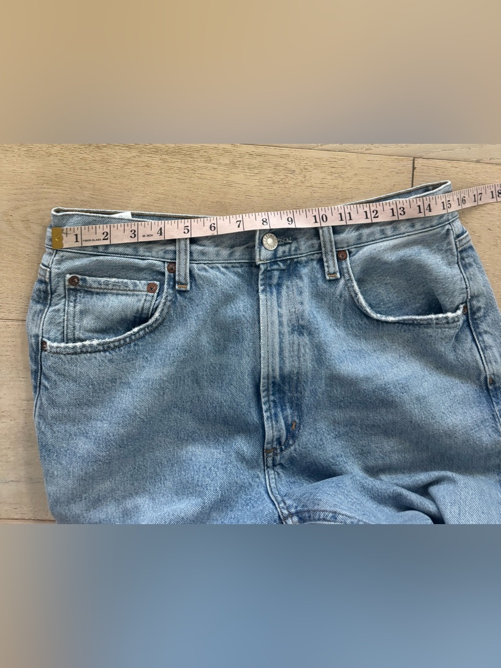 Agolde Low Curve Jeans barrel wide leg Size 28 In Force - Picture 9 of 12
